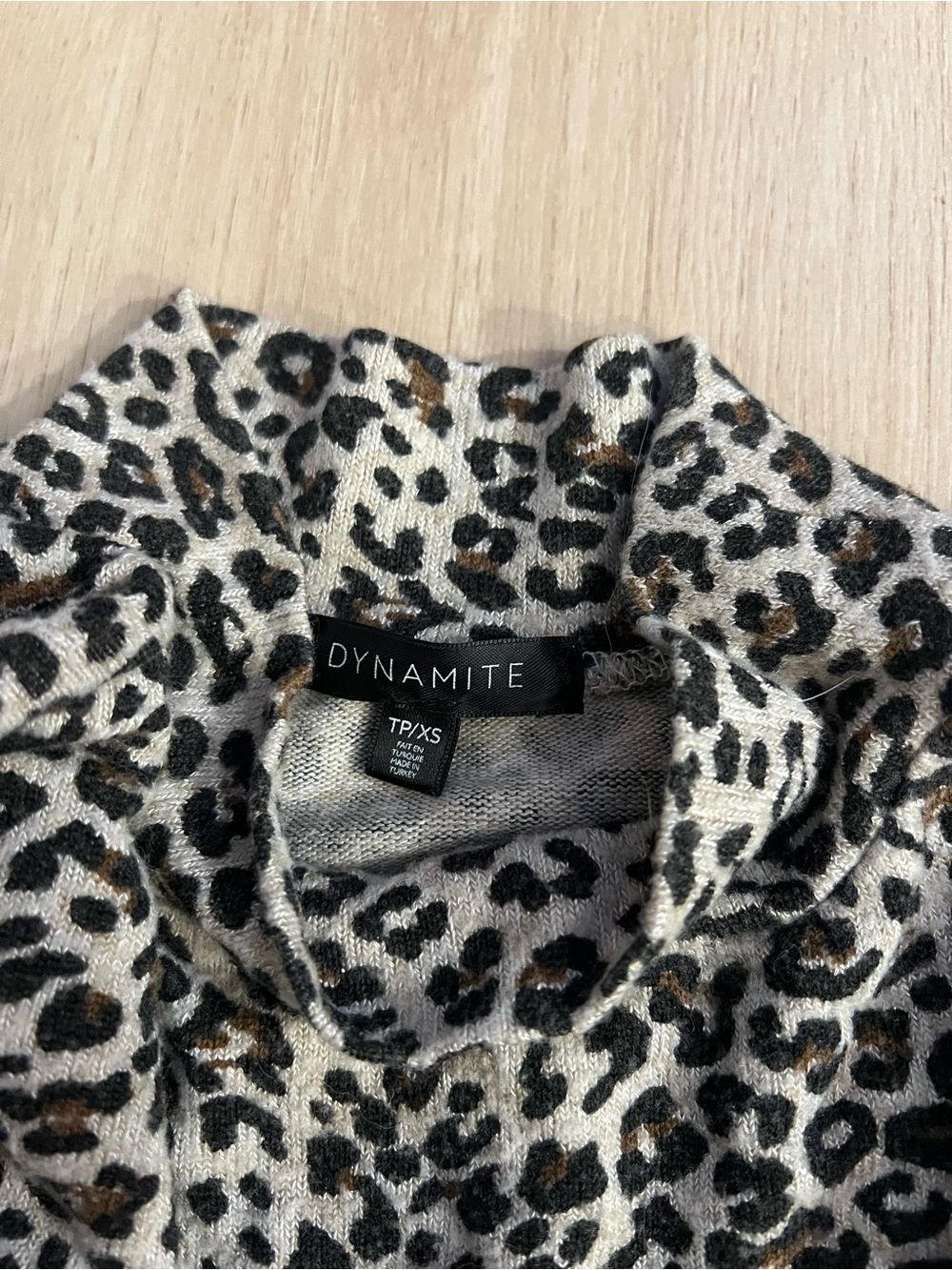Dynamite Leopard Print Sweater - Picture 2 of 2